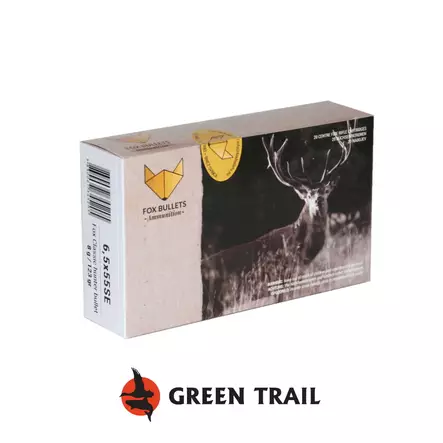 Fox Bullets Classic Hunter 6,5X55SE 123r/8g 20kpl Lyijytön metsästyspatruuna - Kiväärin kaliiperit 6,5-7,62 - 3830067345205 - 1