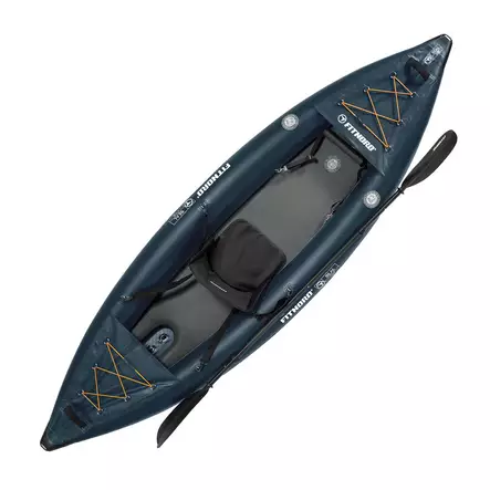 FitNord Seal One ilmatäytteinen kajakki, tummansininen (1-istuttava) G2 2026 - Ilmatäytteiset kajakit - KK1003868 - 2